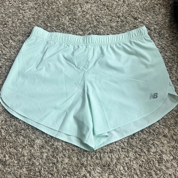 New Balance Pants - New Balance Women's Core 5" Running Shorts Mint Green XL